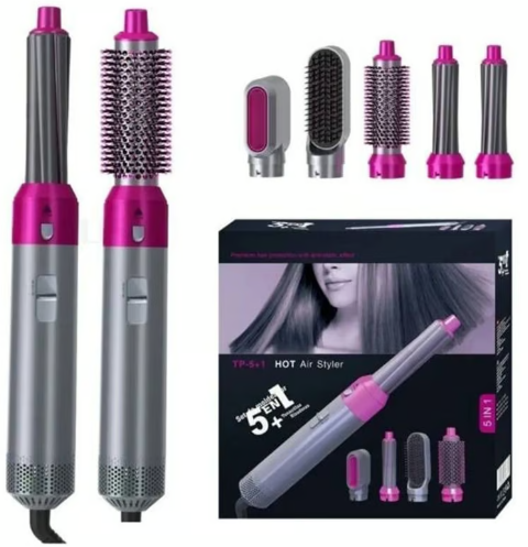 Cepillo Secador Alisador 5 En 1