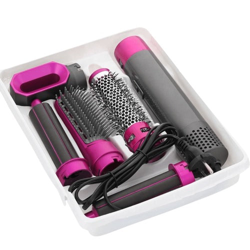 Cepillo Secador Alisador 5 En 1