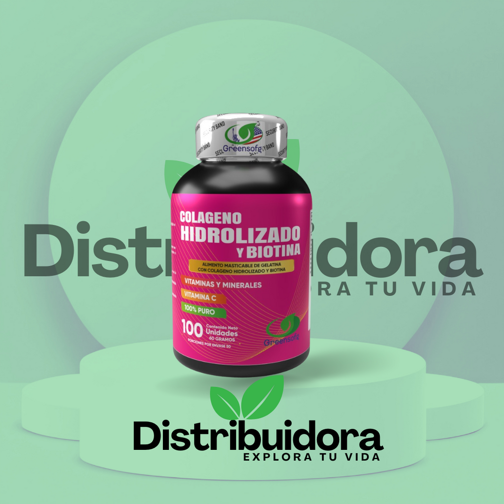 COLAGENO HIDROLIZADO BIOTINA 100 CAPS