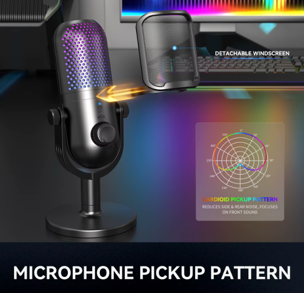 Micrófono Condensador Cardioide Profesio